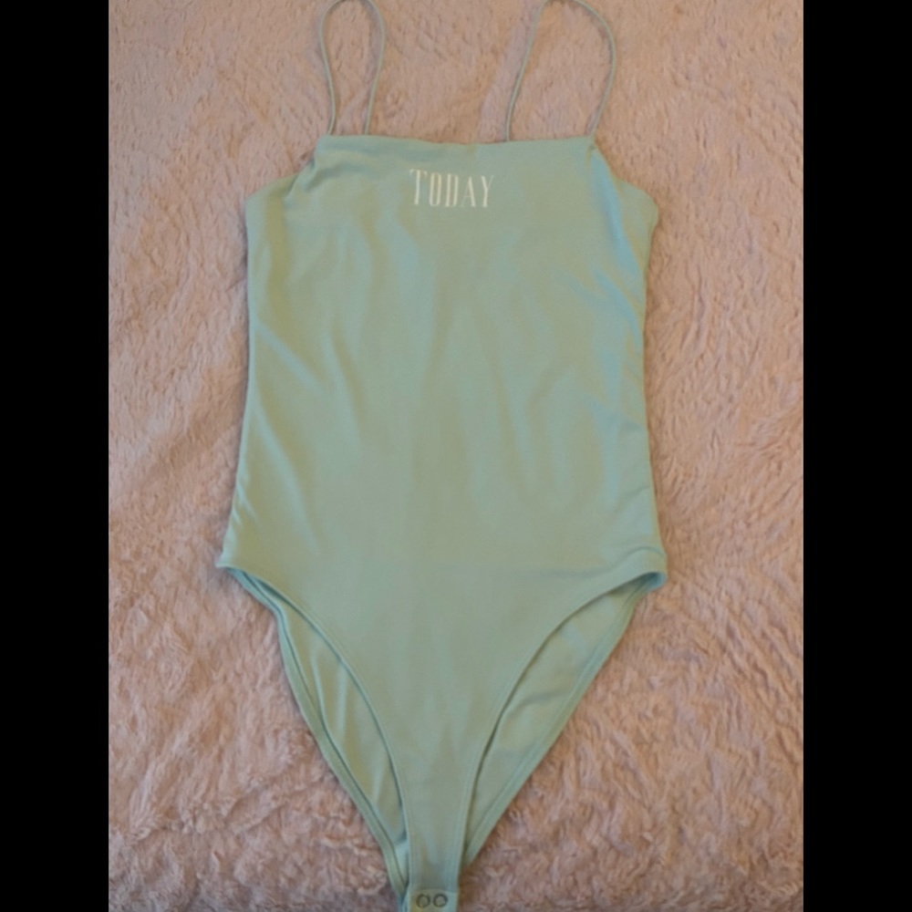 Baby blue bodysuit
